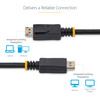 StarTech.com 3ft (1m) DisplayPort 1.2 Cable, 4K x 2K UHD VESA Certified DisplayPort Cable, DP Cable/Cord for Monitor, w/ Latches - 3ft/91cm VESA Certified DisplayPort v1.2 cable; 4Kx2K(3840x2400 60Hz)/21.6 Gbps bandwidth/HBR2/8Ch Audio/MST - Durable 