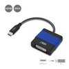 SIIG USB Type-C to DVI Video Cable Adapter - USB Type C - 1 x DVI, 1 x DVI-D, DVI