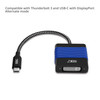 SIIG USB Type-C to DVI Video Cable Adapter - USB Type C - 1 x DVI, 1 x DVI-D, DVI