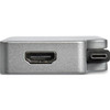 StarTech.com USB C Multiport Video Adapter 4-in-1 - 95W Power Delivery - Space Gray - Aluminum - 4K60Hz - Wrap-Around Cable - USB C Adapter (CDPVDHMDPDP) - USB C multiport video adapter lets you add a display to your USB-C laptop and charge the lapto