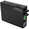 StarTech.com 10/100 Multi Mode Fiber Copper Fast Ethernet Media Converter ST 2 km - Convert and extend a 10/100 Mbps Ethernet connection up to 2 km over Multi Mode ST fiber - fiber converter - ethernet media converter - fibre converter - 10/100 media