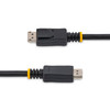 StarTech.com 20 ft DisplayPort Cable with Latches - M/M - 20ft/6m DisplayPort to DisplayPort cable; 2K (2560x1440p 30Hz)/10.8 Gbps bandwidth/HDCP/DPCP/MST - Durable PVC strain relief; Latching connectors - For office/boardroom with laptop/workstation
