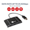SIIG 8K 1x3 DisplayPort 1.4 to HDMI MST Hub Splitter - DisplayPort input to 3-port HDMI output - 32.4Gbps video bandwidth - Supports 4K HDR and HDCP 2.2 - Triple 4K DisplayPort 1.4 to HDMI MST Hub Splitter - Dual 4K 60Hz or Triple 4K 30Hz HDMI Monito