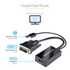 StarTech.com DVI to DisplayPort Adapter with USB Power - DVI-D to DP Video Adapter - DVI to DisplayPort Converter - 1920 x 1200 - Use this DVI to DisplayPort converter to connect your DVI computer to a DP monitor or projector - DVI-D to DP - DVI-D co