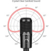 Adesso Xtream M4 Wired Condenser Microphone - 100 Hz to 18 kHz - 680 Ohm -42 dB - Cardioid, Uni-directional - USB