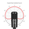 Adesso Xtream M4 Wired Condenser Microphone - 100 Hz to 18 kHz - 680 Ohm -42 dB - Cardioid, Uni-directional - USB