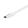 StarTech.com 2m 6 ft USB C to USB C Cable w/ 5A PD - M/M - White - USB 2.0 - USB-IF Certified - USB Type C Cable - USB C Charging Cable - USB C PD Cable - Power USB Type-C devices - 2m USB C to USB C Cable - 2 m USB Type C Cable - 6ft USB C Charging 