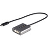 StarTech.com USB C to DVI Adapter, 1920x1200p, USB Type-C to DVI-D Adapter Dongle, USB-C to DVI Display/Monitor Video Converter, 12" Cable - USB-C to DVI-D adapter/converter single-link (DVI-I connector digital only) - 4K 30Hz (on monitors/displays w