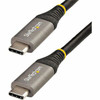 StarTech.com 6ft 2m USB C Cable, High Quality USB-C Cable, USB 3.0 (5Gbps) Type-C Cable, 5A/100W PD, DP Alt Mode, USB C Cord - 6.6ft/2m USB-C cable 10Gbps; USB 3.2 Gen 2 - DP Alt mode (8K 30Hz); 100W/5A PD 3.0 charging - Thunderbolt 3/4 Compatible - 