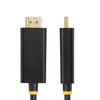 StarTech.com 3.3ft (1m) DisplayPort to HDMI Adapter Cable, 4K 60Hz with HDR, DP to HDMI 2.0b Cable, Active Video Converter - 3.3ft (1m) DisplayPort to HDMI Adapter Cable connects a DisplayPort-enabled desktop to an HDR-capable 4K 60Hz HDMI display; 4