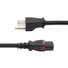 StarTech.com 12ft (3.6m) Heavy Duty Power Cord, NEMA 5-15P to Locking C13 AC Power Cable, 15A 125V, 14AWG, UL Listed Components - 12ft universal power cord w/NEMA 5-15P and Locking IEC 60320 C13 connectors; 125V at 15A; UL Listed components; Wire: 10