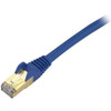 StarTech.com 12ft CAT6a Ethernet Cable - 10 Gigabit Category 6a Shielded Snagless 100W PoE Patch Cord - 10GbE Blue UL Certified Wiring/TIA - CAT6a Ethernet Cable delivers 10 Gigabit connection free of noise & EMI/RFI interference - Tested to comply w