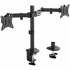 SIIG Articulating Dual Monitor Desk Mount - 13" to 27" - Height Adjustable - 2 Display(s) Supported - 13" to 27" Screen Support - 22 lb Load Capacity - 75 x 75, 100 x 100 - VESA Mount Compatible