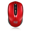 Adesso iMouse S50R - 2.4GHz Wireless Mini Mouse - Optical - Wireless - Radio Frequency - 2.40 GHz - Red - USB - 1200 dpi - Scroll Wheel - 3 Button(s) - Symmetrical