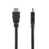 StarTech.com 12ft/3.7m HDMI Cable, 4K High Speed HDMI Cable with Ethernet, Ultra HD 4K 30Hz Video, HDMI 1.4 Cable/HDMI Monitor Cord, Black - 12ft High Speed HDMI Cable with Ethernet; 10.2 Gbps bandwidth; 4K video (3840x2160 30Hz) - Ultra HD HDMI 1.4 