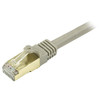 StarTech.com 6 in CAT6a Ethernet Cable - 10 Gigabit Category 6a Shielded Snagless 100W PoE Patch Cord - 10GbE Gray UL Certified Wiring/TIA - CAT6a Ethernet Cable delivers 10 Gigabit connection free of noise & EMI/RFI interference - Tested to comply w