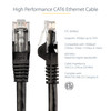 StarTech.com 20ft CAT6 Ethernet Cable - Black Snagless Gigabit - 100W PoE UTP 650MHz Category 6 Patch Cord UL Certified Wiring/TIA - 20ft Black CAT6 Ethernet cable delivers Multi Gigabit 1/2.5/5Gbps & 10Gbps up to 160ft - 650MHz - Fluke tested to ANS