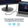 StarTech.com 1m (3.3ft) Thunderbolt 3 Cable, 20Gbps, 100W PD, 4K Video, Thunderbolt-Certified, Compatible w/ TB4/USB 3.2/DisplayPort - 1m (3.3ft) Passive Thunderbolt 3 cable - Delivers consistent 20 Gbps performance - Compatible with TB4, USB4/USB-C 