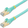 StarTech.com 6ft CAT6a Ethernet Cable - 10 Gigabit Category 6a Shielded Snagless 100W PoE Patch Cord - 10GbE Aqua UL Certified Wiring/TIA - CAT6a Ethernet Cable delivers 10 Gigabit connection free of noise & EMI/RFI interference - Tested to comply w/