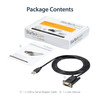 StarTech.com USB to Serial Adapter - Null Modem - FTDI USB UART Chip - DB9 (9-pin) - USB to RS232 Adapter - Add a Null Modem RS232 serial port to your laptop or desktop computer through USB - USB to Serial - USB to RS232 - USB to DB9 - USB to serial 
