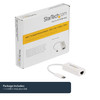 StarTech.com USB-C to Gigabit Ethernet Adapter - White - Thunderbolt 3 Port Compatible - USB Type C Network Adapter - Connect to a Gigabit network through the USB-C port on your computer - USB 3.1 Gen 1 (5Gbps) - USB Type C to Ethernet - Works w/ lat