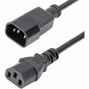 StarTech.com 3ft (1m) Power Extension Cord, C14 to C13, 10A 125V, 18AWG, Computer Power Cord Extension, Power Supply Extension Cable - AC power cord 3ft (1m) 18AWG power supply extension cable IEC 60320 C14 to IEC 60320 C13 connectors; 125V at 10A; U
