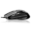 Adesso Multi-Color 6-Button Gaming Mouse - Optical - Cable - Black, Gray - USB - 3200 dpi - Scroll Wheel - 6 Button(s) - Right-handed