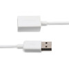 StarTech.com 1m White USB 2.0 Extension Cable A to A - M/F - Extend the length of your USB 2.0 cable by up to 1m - USB Male to Female Cable - USB 2.0 Extension Cable - White USB Extension Cable - 1 m USB Extension Cable - White USB Extension Cord - 1