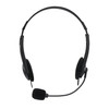 Adesso Xtream H4 - 3.5mm Stereo Headset with Microphone - Noise Cancelling - Wired- 6 ft cable- Lightweight - Works with Computer, Tablet and Smartphone. Ideal for Zoom, Microsoft Team, Skype, Webex, Google Meet