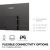 ViewSonic VX1655-4K-OLED - 15.6" 4K UHD OLED Portable Monitor w/ 60W USB-C, mini HDMI, 100% DCI-P3 - 400 cd/m² - ViewSonic VX1655-4K-OLED 15.6 Inch 4K UHD Portable OLED Monitor with 2 Way Powered 60W USB C, Mini HDMI, Dual Speakers, and Built in Stan