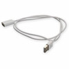 AddOn 2m USB 2.0 (A) Male to USB 2.0 (B) Male White Cable - 6.56 ft USB/USB-B Data Transfer Cable for PC, USB Charger, Scanner, Printer, USB Hub, Notebook - First End: USB 2.0 Type A - Male - Second End: USB 2.0 Type B - Male - White - 1