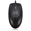 Adesso 3 Button Desktop Optical Scroll Mouse (PS/2) - Optical - Cable - Black - PS/2 - 1200 dpi - Scroll Wheel - 3 Button(s) - Symmetrical