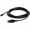 AddOn 2.0m (6.6ft) USB 2.0 (A) Male to Lightning Male Sync and Charge Black Cable - 6.56 ft Lightning/USB Data Transfer Cable for Notebook, PC, USB Charger, Smartphone, Tablet - First End: 1 x USB 2.0 Type A - Male - Second End: 1 x Lightning - Male 
