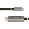 StarTech.com 6ft (2m) USB-C to HDMI Adapter Cable, 8K 60Hz, 4K 144Hz, HDR10, USB Type-C to HDMI 2.1 Converter, USB-C/USB4/TB3/4 Compatible - 6.6ft (2m) USB-C to HDMI Adapter Cable connects a USB-C DP Alt Mode laptop to an 8K 60Hz/4K 144Hz HDMI Displa