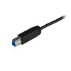 StarTech.com 1m 3 ft USB C to USB B Printer Cable M/M - USB 3.1 (10Gbps) - USB B Cable - USB C to USB B Cable - USB Type C to Type B Cable - Connect USB 3.2 Gen 2 or Gen 1 USB-B devices to USB-C tablet or laptop - USB C Printer Cable - Connect USB 3.