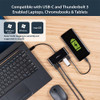 StarTech.com USB-C to Ethernet Adapter with 3-Port USB 3.0 Hub and Power Delivery - USB-C GbE Network Adapter + USB Hub w/ 3 USB-A Ports - Connect to a GbE network and add 3 USB-A ports and Power Delivery charging through your laptop's USB-C port - U