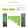 StarTech.com USB-C 10Gbps to M.2 NVMe or M.2 SATA SSD Enclosure, Tool-free M.2 PCIe/SATA SSD Aluminum Enclosure, USB-C & USB-A Host Cables - USB-A/USB-C to M.2 SSD Enclosure for NVMe & SATA M.2 SSDs - USB 3.2 Gen 2 10Gbps; UASP; 2230/2242/2260/2280 -