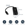 StarTech.com USB C to Gigabit Ethernet Adapter - Thunderbolt 3 - 10/100/1000Mbps - Black - Adds a GbE connection your computer - Instant connection with native driver support - Supports 10 / 100 / 1000 Mbps with auto-detection - Access large files wi