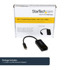 StarTech.com USB C to Gigabit Ethernet Adapter - Thunderbolt 3 - 10/100/1000Mbps - Black - Adds a GbE connection your computer - Instant connection with native driver support - Supports 10 / 100 / 1000 Mbps with auto-detection - Access large files wi