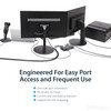 StarTech.com 7 Port SuperSpeed USB 3.0 Hub - 5Gbps - Desktop USB Hub with Power Adapter - Black - Add 7 external, SuperSpeed USB 3.0 ports to a computer from a single USB connection - 7 Port USB 3.0 Hub with Power Adapter - Black USB Hub - 5 Gbps USB