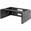StarTech.com 4U Wall Mount Rack, 14in Deep, 19 inch Wall Mount Network Rack, Wall Mounting Patch Panel Bracket for Switch/IT Equipment - 4U Wall Mount rack for networking equipment - 19in wallmount patch panel bracket - Mount depth 13.78in - 44lb Cap