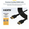 StarTech.com 1m Premium Certified HDMI 2.0 Cable with Ethernet - 3ft High Speed UHD 4K 60Hz HDR Durable Rugged Ultra HD HDMI Monitor Cord - 3.3ft/1m Premium Certified HDMI 2.0 with Ethernet; 4K 60Hz 4096x2160p/UHD/HDR10/Ultra wide/32 Ch Audio - TPE J