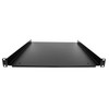 StarTech.com 1U Server Rack Cabinet Shelf - Fixed 20" Deep Cantilever Rackmount Tray for 19" Data/AV/Network Enclosure w/cage nuts, screws - 1U 19in server rack cabinet shelf 20in deep - EIA/ECA-310 Cantilever tray w/universal fit in Data/Network enc