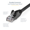 StarTech.com 7ft (2m) CAT6 Ethernet Cable, LSZH (Low Smoke Zero Halogen) 10 GbE Snagless 100W PoE UTP RJ45 Black Network Patch Cord, ETL - 7ft/2.1m Black LSZH CAT6 Ethernet Cable - 10GbE Multi Gigabit 1/2.5/5Gbps/10Gbps to 55m - 100W PoE++ - ANSI/TIA