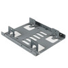 StarTech.com Dual 2.5" to 3.5" HDD Bracket for SATA Hard Drives - 2 Drive 2.5" to 3.5" Bracket for Mounting Bay - Mount two 2.5in SATA SSDs/HDDs into a single 3.5in drive bay - Hard Drive Mounting Bracket - 2.5 to 3.5 Hard Drive Adapter - 2.5 to 3.5 