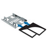 StarTech.com Dual 2.5" to 3.5" HDD Bracket for SATA Hard Drives - 2 Drive 2.5" to 3.5" Bracket for Mounting Bay - Mount two 2.5in SATA SSDs/HDDs into a single 3.5in drive bay - Hard Drive Mounting Bracket - 2.5 to 3.5 Hard Drive Adapter - 2.5 to 3.5 