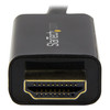 StarTech.com DisplayPort to HDMI converter cable - 6 ft (2m) - 4K - Eliminate clutter by connecting your PC directly to an HDMI display with a 6ft cable - Compatible with DP enabled computers such as Dell Precision M4700 and HDMI enabled monitors tel