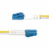 StarTech.com 2m (6.6ft) LC to LC (UPC) OS2 Single Mode Duplex Fiber Optic Cable, 9/125µm, 10G, LSZH Fiber Patch Cord - 6.6ft LC/LC-UPC OS2 Single Mode Fiber Cable supports 10G networks and CWDM; 9/125µm core/cladding; 1260-1625nm Laser Optimized; LSZ