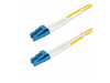 StarTech.com 2m (6.6ft) LC to LC (UPC) OS2 Single Mode Duplex Fiber Optic Cable, 9/125µm, 10G, LSZH Fiber Patch Cord - 6.6ft LC/LC-UPC OS2 Single Mode Fiber Cable supports 10G networks and CWDM; 9/125µm core/cladding; 1260-1625nm Laser Optimized; LSZ