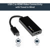 StarTech.com - USB-C to HDMI Adapter - 4K 30Hz - Black - USB Type-C to HDMI Adapter - USB 3.1 - Thunderbolt 3 Compatible - USB C to HDMI adapter supports 4K resolutions - Reversible USB-C also connects to your Thunderbolt 3 based device - USB-C to HD
